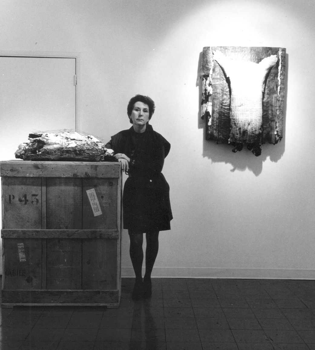 Artist with Holocaust Series